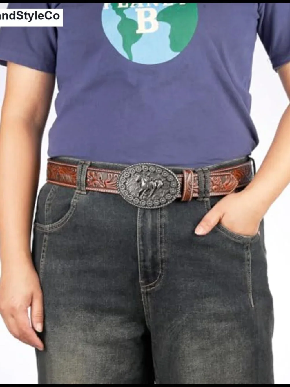 Western Belt Buckle for 1.5